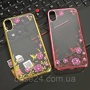 TPU чохол Rose зі стразами для Xiaomi Mi Max 4 (2 кольори)