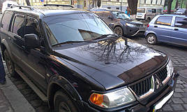 Дефлектори вікон (вітровики) MITSUBISHI PAJERO SPORT 5d 1997-2008 (HEKO)