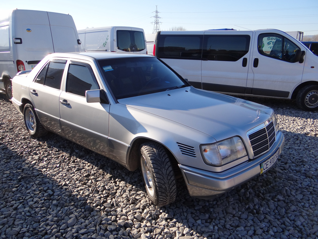 Дефлектори вікон (вітровики) Mercedes E-klasse 124 1985-1996 Sedan 4шт (Heko)