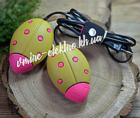 Сушилка для обуви Солнышко желтая с розовыми точками