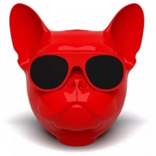 Bluetooth-колонка Aerobull DOG Head Mini , c функцією speakerphone Red