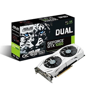 Відеокарта Asus GeForce GTX1060 Dual (DUAL-GTX1060-O6G)