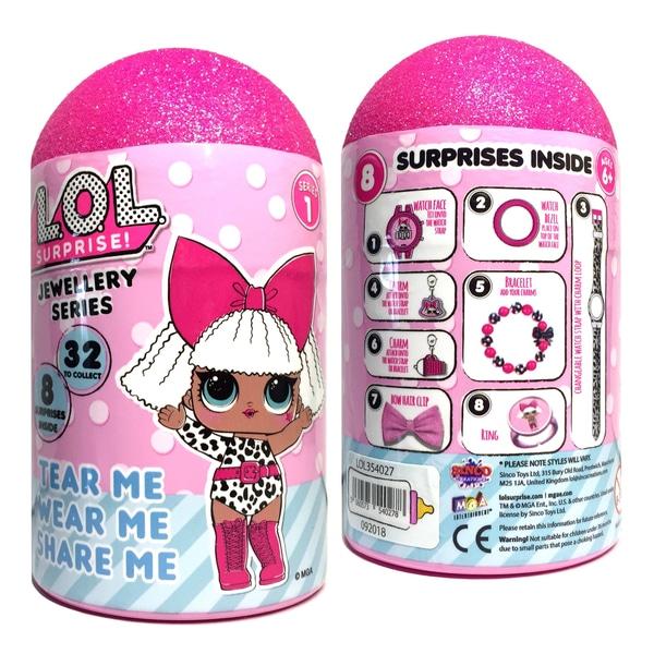 LOL Surprise Jewellery Series Blind capsule Watch. Ювелірна капсула лол. Дитячі годинники лол. Оригінал MGA
