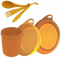Набор посуды Sea To Summit Delta Camp Set (Bowl, Plate, Mug, Cutlery) STS ADSETOR, оранжевый