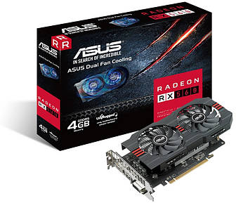 Відеокарта Asus Radeon RX 560 4G EVO (RX560-4G-EVO)