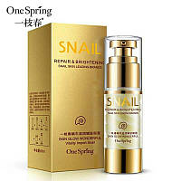 Крем для повік з равликовим муцином One Spring Snail Repair & Brigh 35 мл