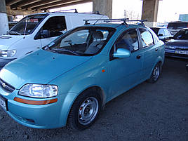 Дефлектори вікон (вітровики) CHEVROLET AVEO 4d 2004r.-2006r.(HEKO)