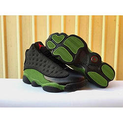 Баскетбольні кросівки Air Jordan13 Retro Black Green