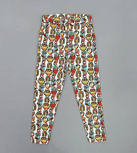 Штани "Сови" для дівчинки. 116 см