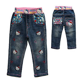 Джинси Hello Kitty для дівчинки. 95, 120 см