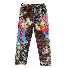 Велюрові лосини Disney для дівчинки. 104, 116, 128 см
