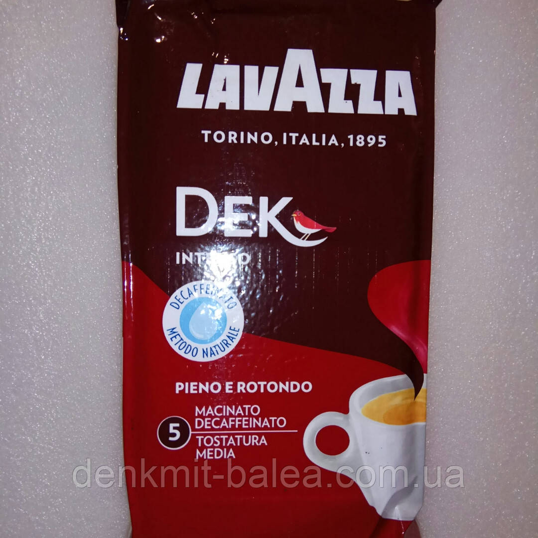 Кофе молотый без кофеина Lavazza Dek intensi 250 г (original) - фото 2 - id-p574634378