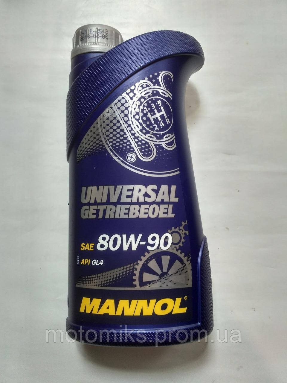 Масло трансмиссионное универсальное MANNOL SAE 80W-90, 1L (Германия .