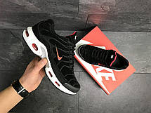 Кросівки Nike air max Tn,замшеві чорно-білі 44р, фото 3
