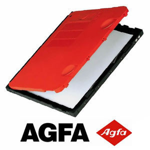 Касета рентгенівська з посилюючим екраном AGFA 35х35 Agfa-СР (синя)