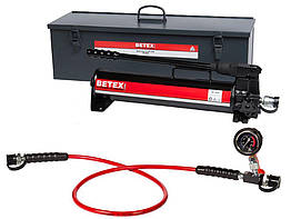 Ручний насосний агрегат BETEX P 901, включаючи сталевий ящик для зберігання