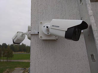 Монтаж 45 відеокамер відеоспостереження у місті Шкло. 8