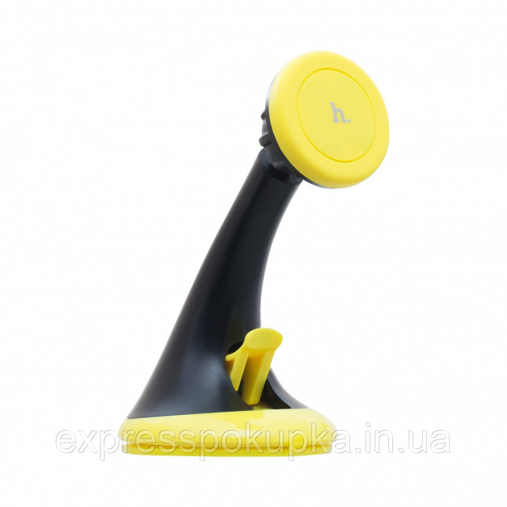 Автомобільний тримач для телефону магнітний HOCO CA7 Yellow