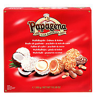 Вафельні кульки з кокосом та арахісом Waferballs with peanut & coconut Papagena, 300 г