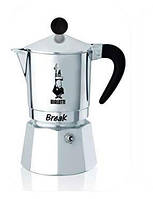 Гейзерна кавоварка Bialetti Break Black (6 чашок - 300 мл)