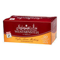 Чай чорний Westminster Tea 50 пакетиків (Німеччина)