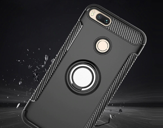 Захисний бампер з магнітом і кільцем Xiaomi Mi 5X/ Mi A1