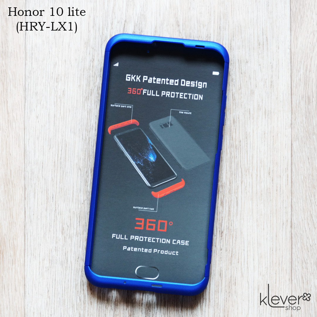 Матовий чохол GKK для Honor 10 Lite (HRY-LX1) (blue)
