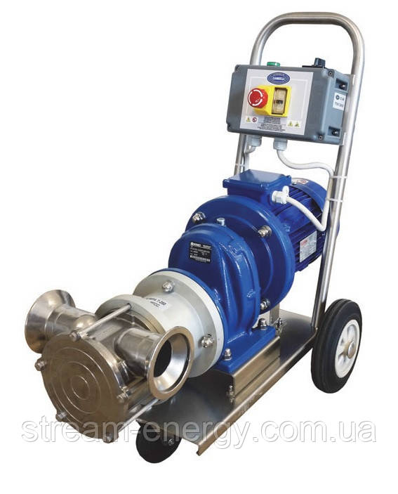 Імпелерний насос для лимонада, морсів, пива, живого пива T250 2V - 24 м3/г, 380В, фото 1