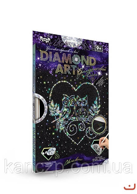 Набор для креативного творчества "DIAMOND ART", "Совушки" - фото 1 - id-p888750727