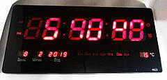 Годинники настінні з будильником і градусником CW 4622