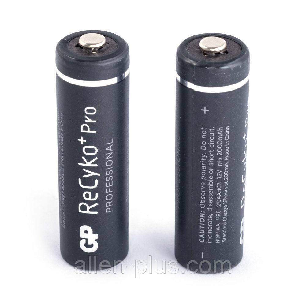 Аккумулятор GP ReCyko+ Pro Professional АА 1.2V, min 2000 mAh, Ni-MH (HR6 210AAHCB)