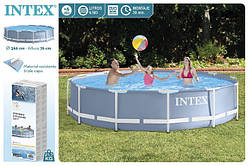 26710 Каркасний басейн круглий INTEX Prism Frame Pool 3,66х0,76