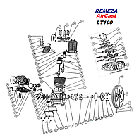 Запчастини компресора LT100