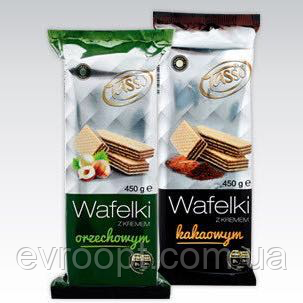 Вафлі Tasso wafelki orzeshowym kremom 450 г, фото 1