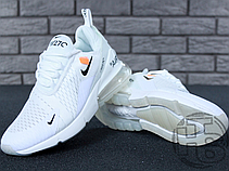 Чоловічі кросівки Off-White x Nike Air Max 270 Triple White AH6789-110, фото 2