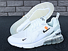 Чоловічі кросівки Off-White x Nike Air Max 270 Triple White AH6789-110, фото 2