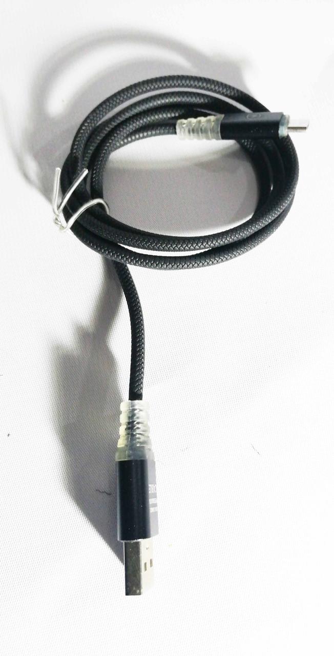 Шнур USB-MICRO USB 1m LED line V8 підсвіткою