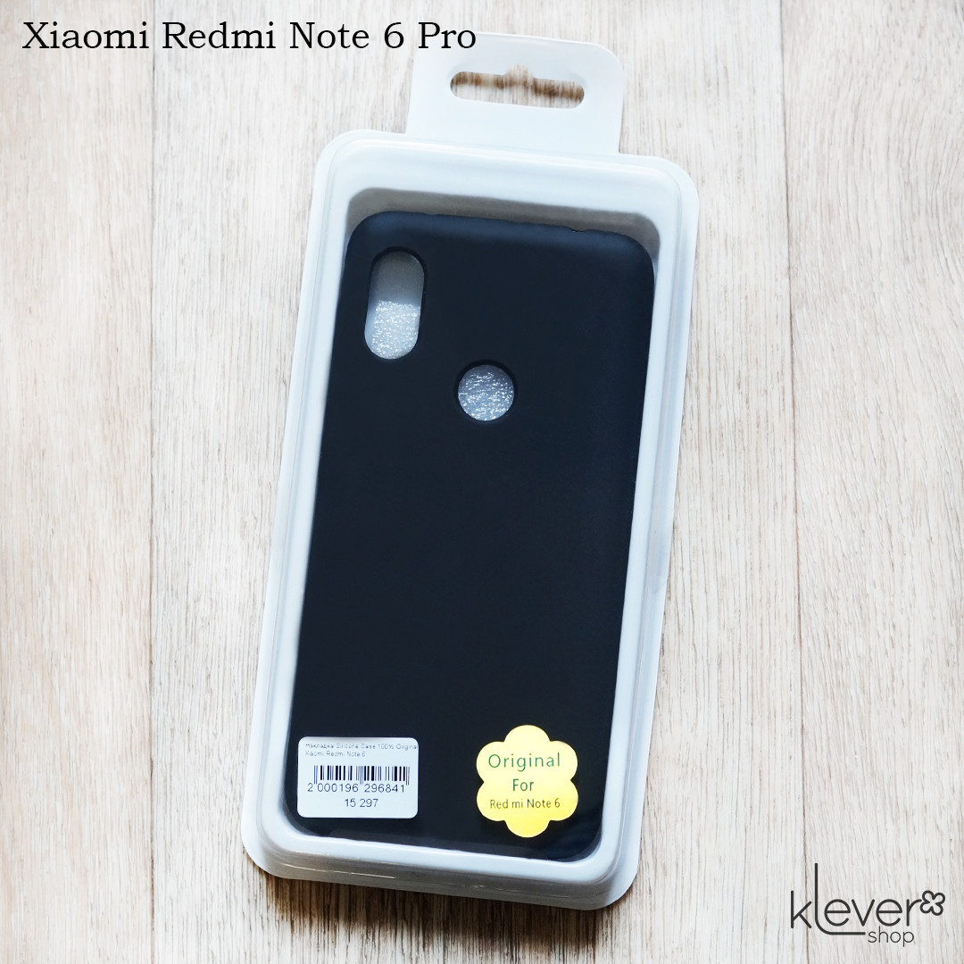 Soft-touch чохол рідкий силікон для Xiaomi Redmi Note 6 Pro (black)