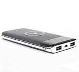 Power Bank 20000 mAh з бездротовим заряджанням QI, фото 4