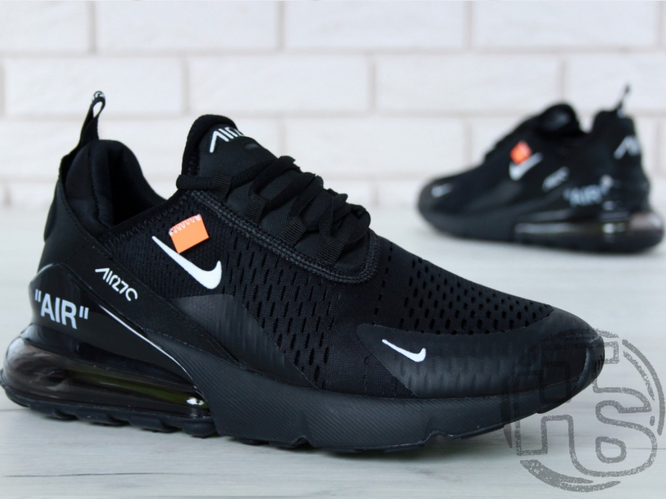 Off White x Nike Air Max 270 Triple Black AH6789
