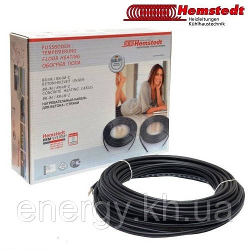 Двожильний нагрівальний кабель Hemstedt BR-IM 300W (1,4-1,9 м2)