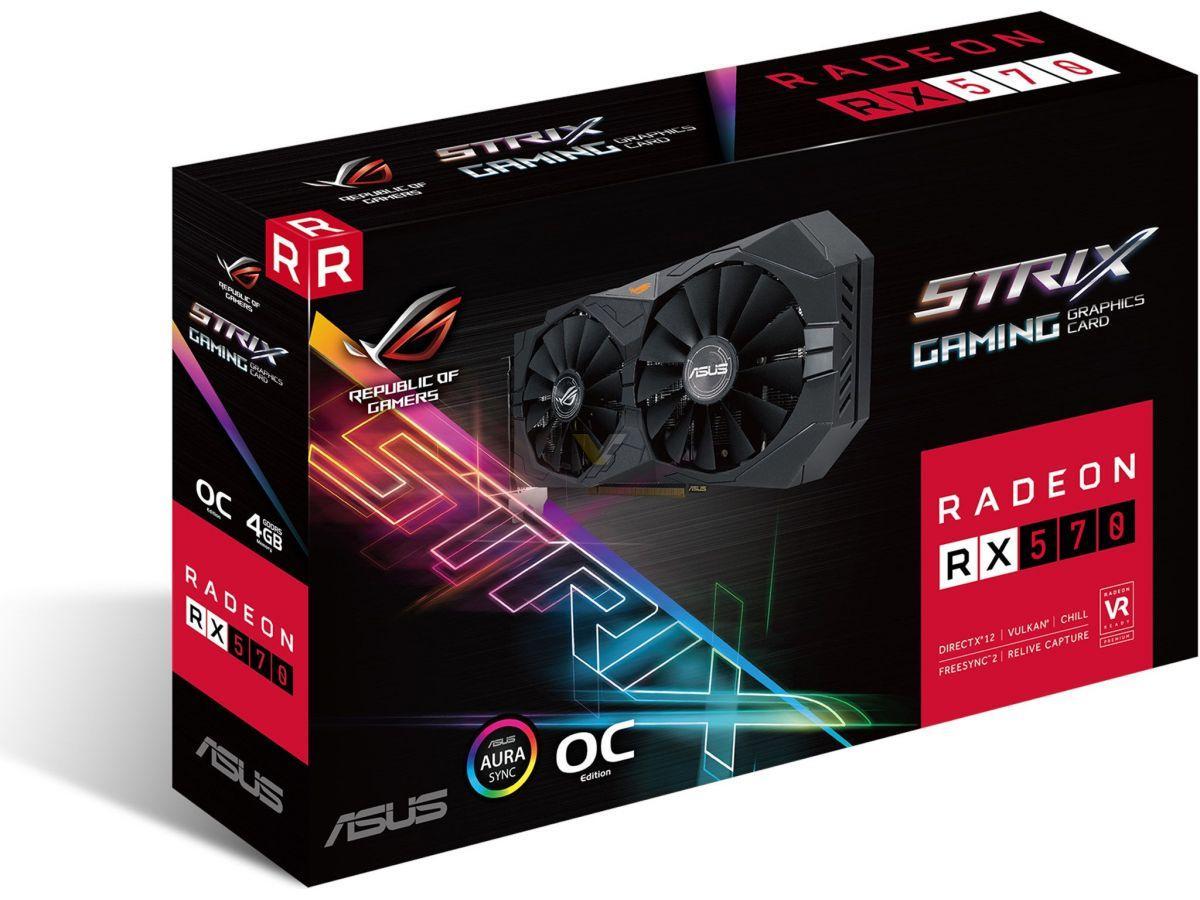 Відеокарта Asus Radeon RX570 ROG Strix OC (ROG-STRIX-RX570-O4G-GAMING), фото 1