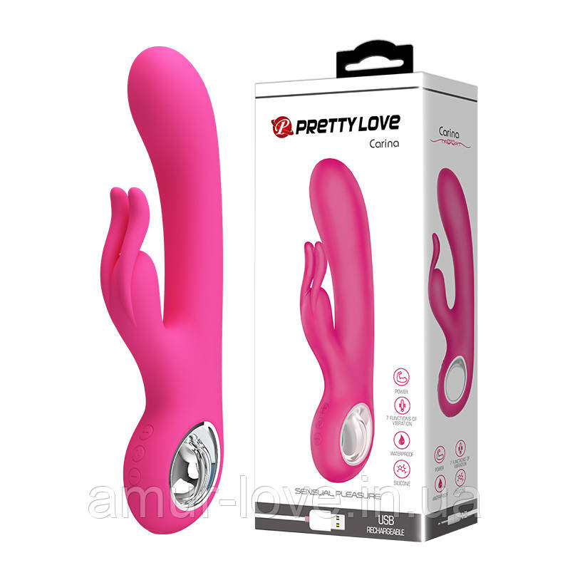 Hi-tech вибратор  Pretty Love Carina Silicone Vibrator Pink, фото 1
