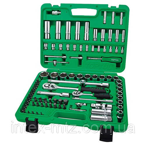 Набір інструменту 1/4"&1/2" 94ед. (6-гр.) new box TOPTUL GCAI094R