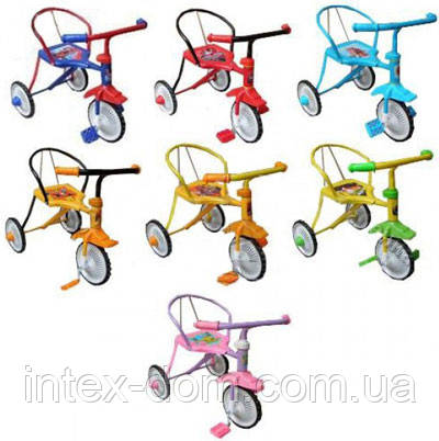 Велосипед LH-701M-V (Фіолетовий), хром, клаксон, 6 кольорів, червоний, зелений, блакитний, синій, рожевий, фото 1