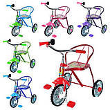 Велосипед LH-701M-V (Фіолетовий), хром, клаксон, 6 кольорів, червоний, зелений, блакитний, синій, рожевий, фото 3