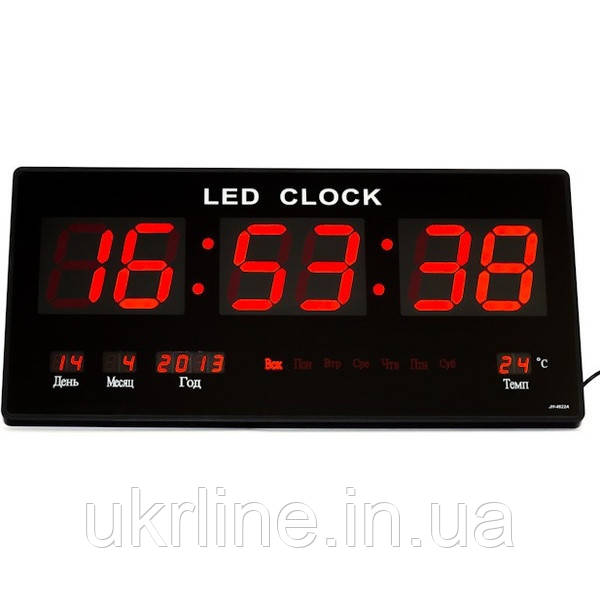 Настінний електронний годинник LED Clock JH 462