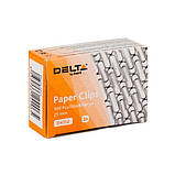 Скріпки оцинковані Delta D4112, 25 мм, 100 штук, фото 2