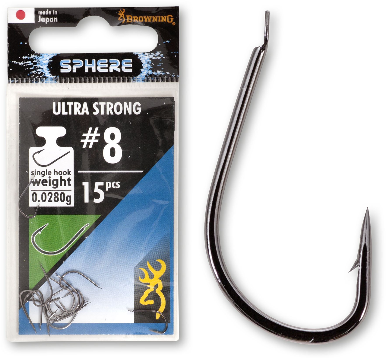 Гачок # 12 Sphere Ultra Strong black nickel 15шт, фото 1