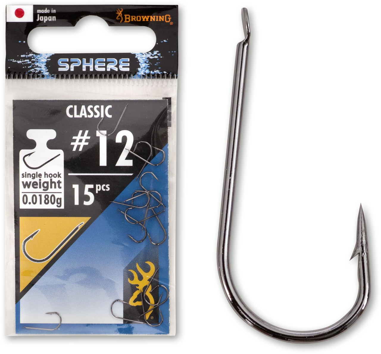 Гачок # 13 Sphere Classic black nickel 15шт